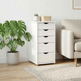 Cabinet White 34 x 39 x 61.5 cm Solid Pine Wood 42028349
