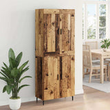 Highboard 2 pcs Old Wood Engineered Wood 3415781