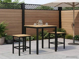 Garden Bar Table White and Black 70 x 68.5 x 105 cm 901774