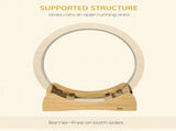 30" Wooden Cat Running Wheel with Brake, Natural Wood Finish T3398P551623