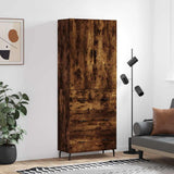 Highboard Smoked Oak 69.5x34x180 cm Engineered Wood 3195864