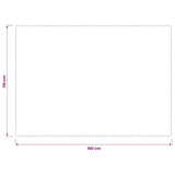 Table Cloth 5 pcs Rectangular Dark Grey 110 x 160 cm 42040429