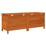 Garden Storage Box Brown 150x50x56.5 cm Solid Wood Fir 364759