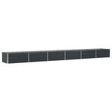 Planter Anthracite 600 x 80 x 45 cm Steel 42018201