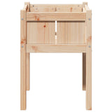 Garden Planter Nature 50 x 50 x 70 cm Solid Pine Wood 8000838
