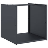 Firewood Rack Anthracite 40x40x40 cm Cold-rolled steel 864239