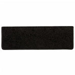 Stair Mats 10 pcs 65x21x4 cm Black Rectangular Edge 149817