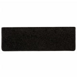 Stair Mats 10 pcs 65x21x4 cm Black Rectangular Edge 149817