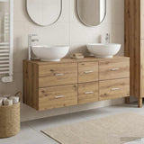 Bathroom Furniture Set 3 pcs Artisan Oak 49.5 x 44.5 x 65 cm 3405914