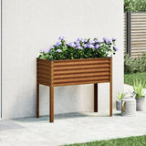 ZNTS Garden Planter 100x41x90 cm Weathering Steel 4008974