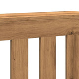 Radiator Cover Artisian Oak 104x20x82 cm Engineered Wood 852743