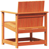 3 Piece Garden Lounge Set Wax Brown Solid Wood Pine 844663