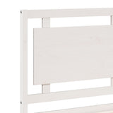 Extra Long Bed Frame without Mattress White 160x210 cm Solid Wood 3309190