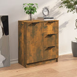 ZNTS Sideboard Smoked Oak Engineered Wood 816988