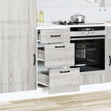 Kitchen Base Cabinet Kalmar Grey Sonoma Engineered Wood 854246