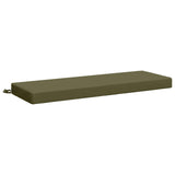 2-Piece Bench Cushions SOEST 2 pcs 100% Polyester Olive Green 949661