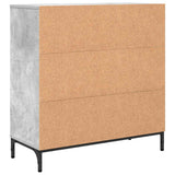 Sideboard Concrete Grey 79.5 x 33 x 82 cm Engineered Wood 883437