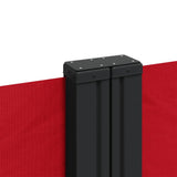 Retractable Side Awning Red 120x600 cm 4004597