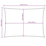 Sunshade Sail Oxford Fabric Rectangular 2.5x4.5 m Cream 135208