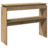 Console Table Artisan Oak 102x30x80 cm Engineered Wood 856627