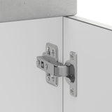 Kitchen Base Cabinet Kalmar Concrete Grey Engineered Wood 853461