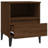 Bedside Cabinets 2 pcs Brown Oak 40x35x50 cm 821825