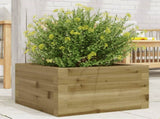 Garden Planter 40x40x23 cm Impregnated Wood Pine 847182