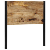 Headboard 100 cm Solid Wood Mango and Iron 4017543