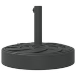 ZNTS Parasol Base for Ø38 / 48 mm Poles 25 kg Round 4007978