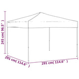 Folding Party Tent Cream 3x3 m 93515