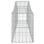 Arched Gabion Baskets 13 pcs 200x30x40/60 cm Galvanised Iron 3145378