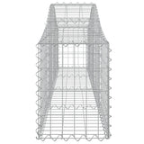 Arched Gabion Baskets 13 pcs 200x30x40/60 cm Galvanised Iron 3145378