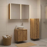 Bathroom Furniture Set 4 pcs Artisan Oak 3407430