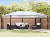 Gazebo Cover Replacement Transparent 400 x 300 x 32 cm PVC 42008411