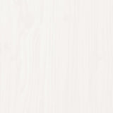 Bed Frame without Mattress White 90x190 cm Single Solid Wood 3105631