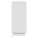 LED Sideboard White 90 x 32 x 75 cm Engineered Wood 869682