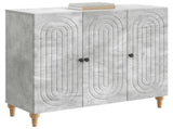 Sideboard Concrete Grey 89 x 34.5 x 80 cm Engineered Wood 894188