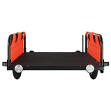 Bike Trailer Orange Oxford Fabric and Iron 94173