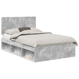 Bed Frame with Headboard Concerte 120 x 200 cm Solid Pine Wood 3412509