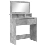 Bedroom Dressing Tables Concrete Grey 80 x 39.6 x 135 cm 888980