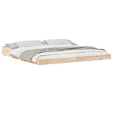 Bed Frame Brown 180 x 200 cm Solid Pine Wood 873304