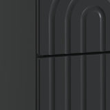 Bedside Cabinet Black 43 x 34.5 x 48 cm Engineered Wood 894067