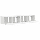 TV Wall Cabinet 2 pcs White 78.5 x 31 x 29.5 cm Engineered Wood 892210