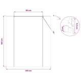 Roller Blind Brown 140 x 160 cm Bamboo 42039788