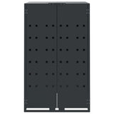 Wheelie Bin Storage for 4 Bins Anthracite 276x79x117 cm Steel 3279984