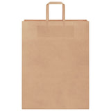 Paper Bags 250 pcs with Handles Brown 32x12x42 cm 4101816