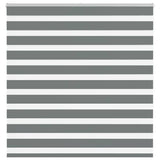Zebra Blind Dark Grey 140x150 cm Fabric Width 135.9 cm Polyester 4014139