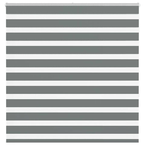 ZNTS Zebra Blind Dark Grey 140x150 cm Fabric Width 135.9 cm Polyester 4014139