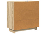 Drawer Cabinet Sonoma Oak 66 x 34.5 x 90 cm Engineered Wood 893917