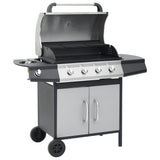 Gas Barbecue Grill 41 Cooking Zone Steel & Stainless Steel 310107